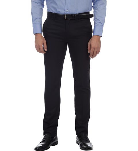 Calça Social Masculina Azul Marinho Lisa Menor preço em Calça Social Masculina Azul Marinho Lisa