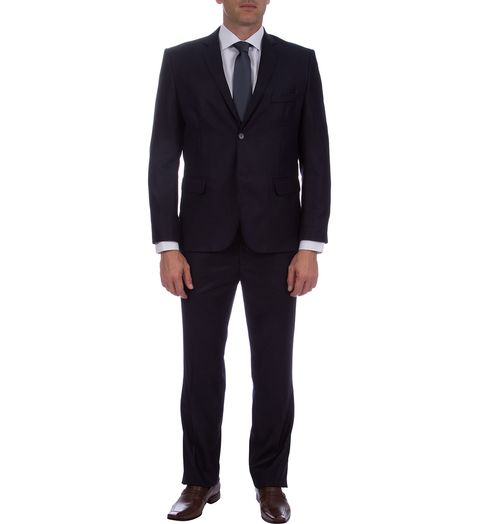 Terno Masculino Azul Marinho Liso Menor preço em Terno Masculino Azul Marinho Liso