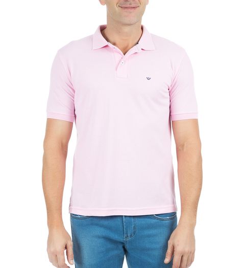 Camisa-Polo-Masculina-Lisa-Rosa-