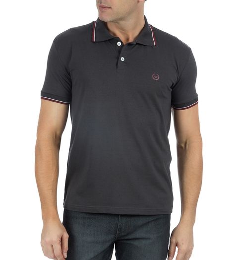 Camisa-Polo-Masculina-Estampada-Chumbo-