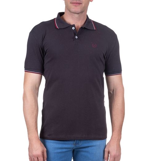 Polo-Estampada-Malha-Com-Elastano-Grafite
