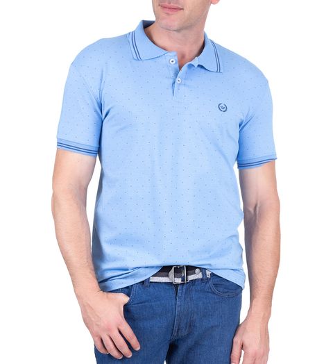 Polo-Estampada-Malha-Com-Elastano-Azul-Italiano