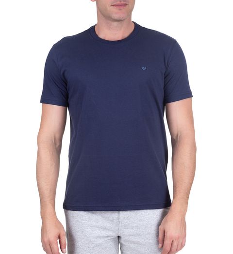 T-Shirt--Gola-Careca-Azul-Noite