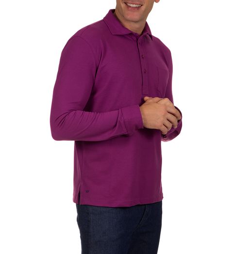 Camisa-Polo-Masculina-Roxo-Lisa