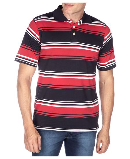 Camisa-Polo-Masculina-Vermelho-Listrada