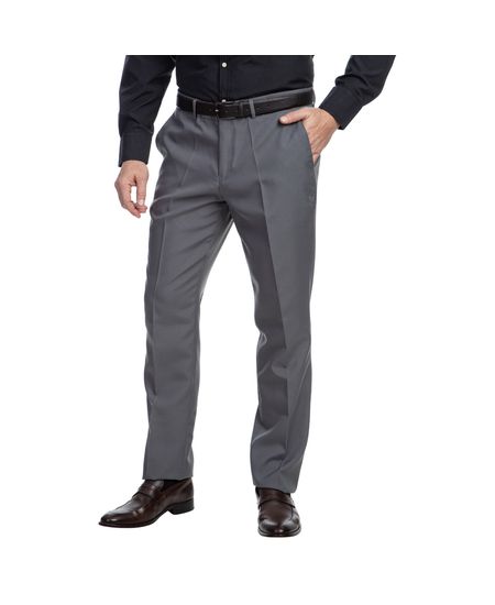 Homem vestindo calça social masculina cinza | Camisaria Colombo